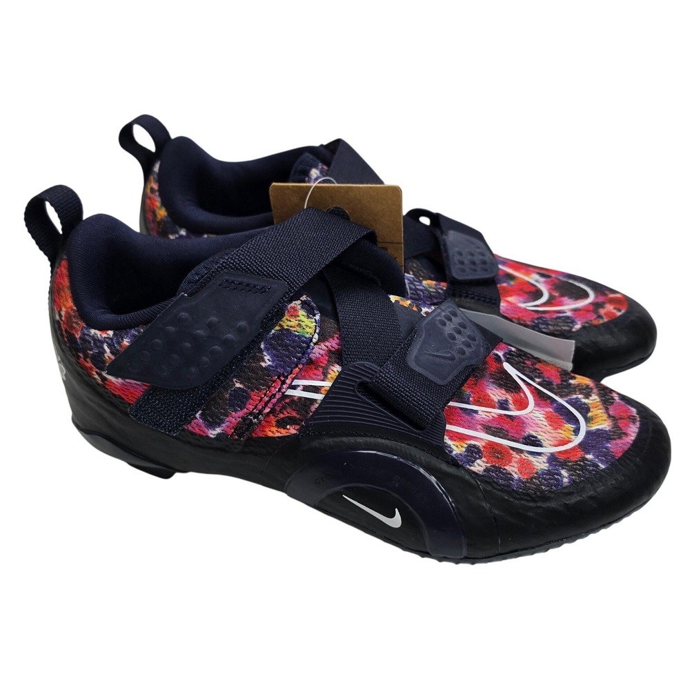 Nike Womens SuperRep Cycle 2 Shoes 7 Navy Indoor Spin Cleat DH3395-400